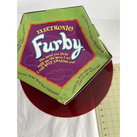 Gen 2 FURBY Gray Owl Grey Eyes White Feet Pink Ear C276A 0719A NIB SEALED - Picture 9 of 10